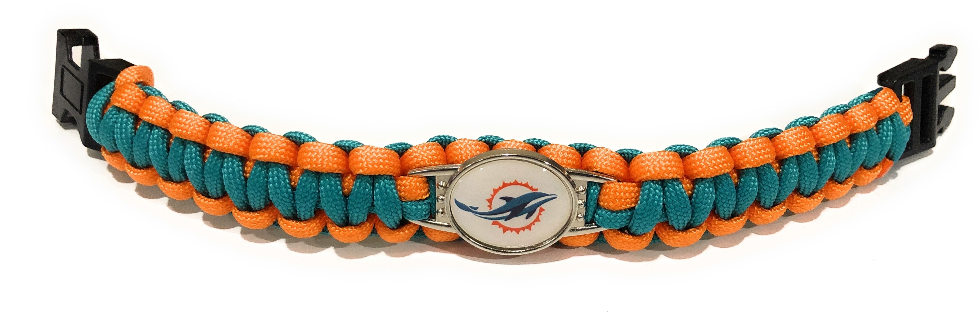Miami NFL Paracord Bracelet MADARI FASHIONS