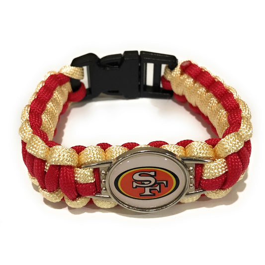 San Francisco NFL Paracord Bracelet