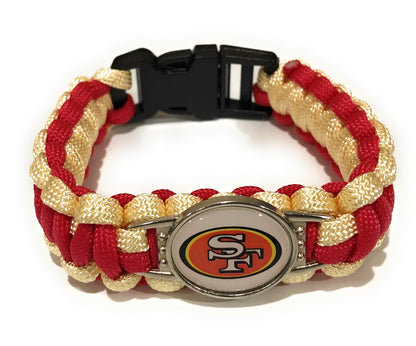 San Francisco NFL Paracord Bracelet