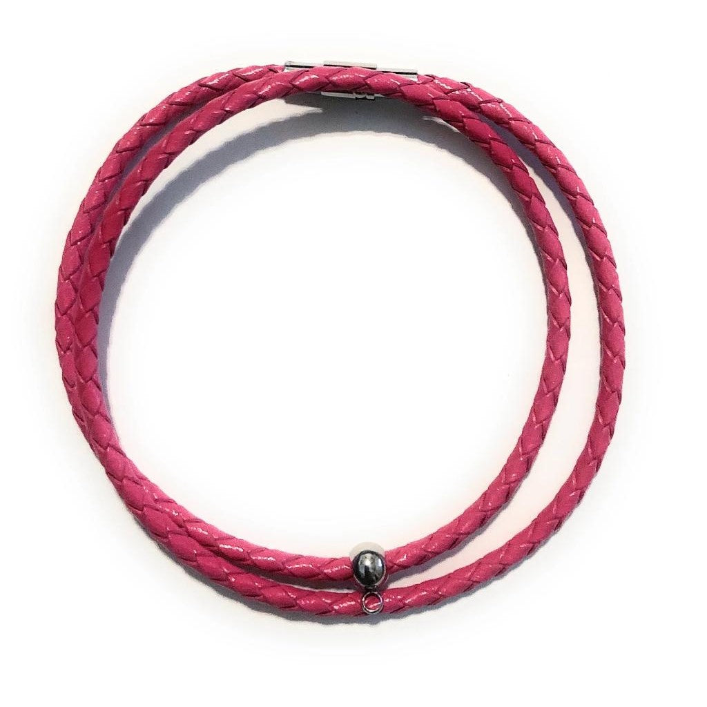 Customize Your Own 3mm Leather Braided Bracelet