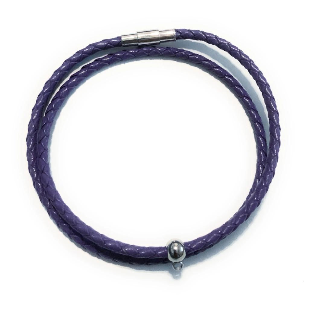 Customize Your Own 3mm Leather Braided Bracelet