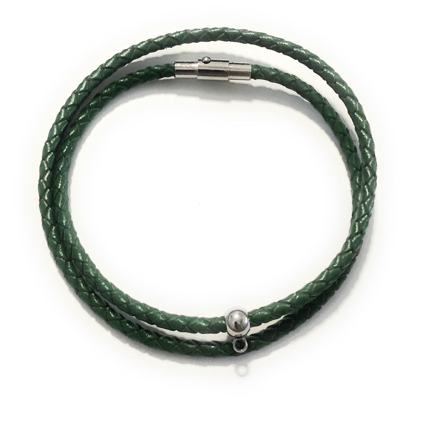 Customize Your Own 3mm Leather Braided Bracelet