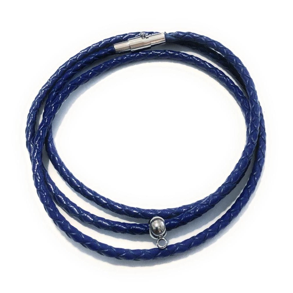 Customize Your Own 3mm Leather Braided Bracelet