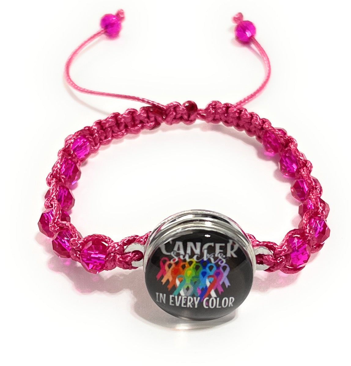 Cancer Sucks In Every Color Bracelet