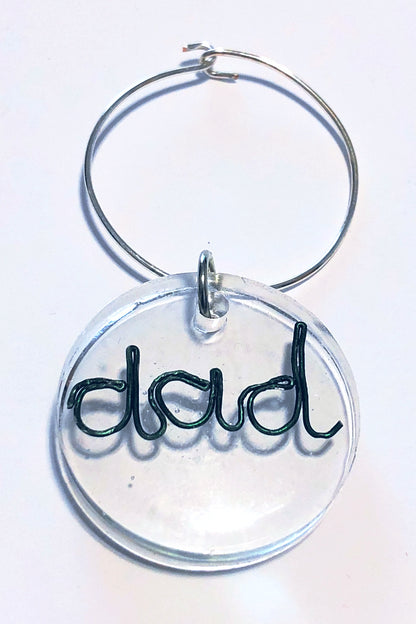 Father's Day Wine Charms