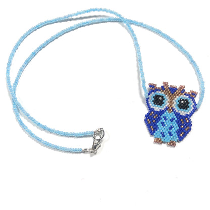 Custom Hand Beaded Owl