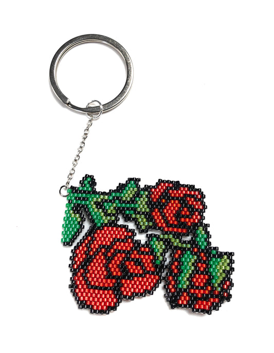 Custom Hand Beaded Rose
