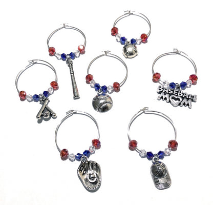 Chicago MLB Wine Charms