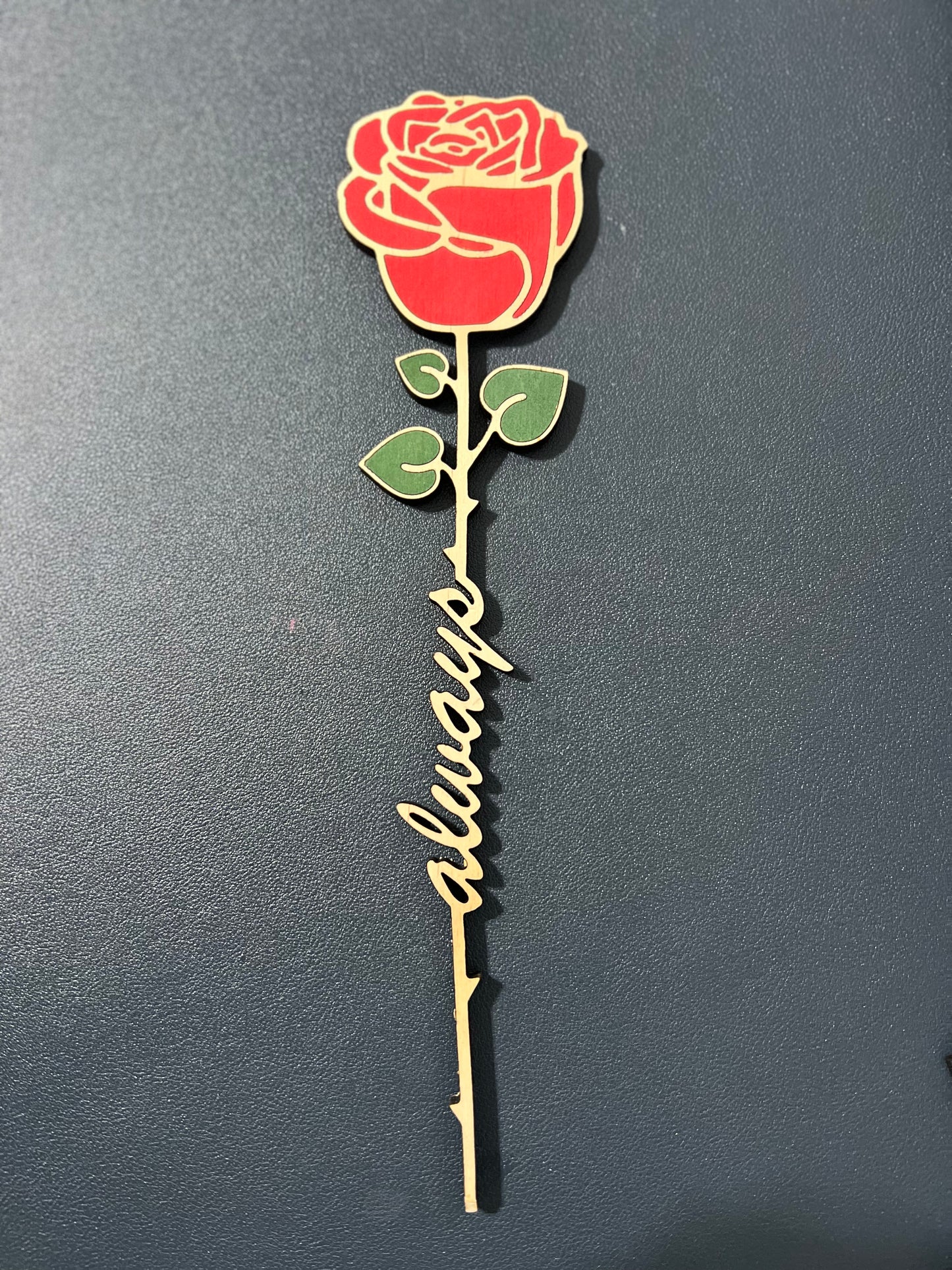 Laser Cut Wooden Roses