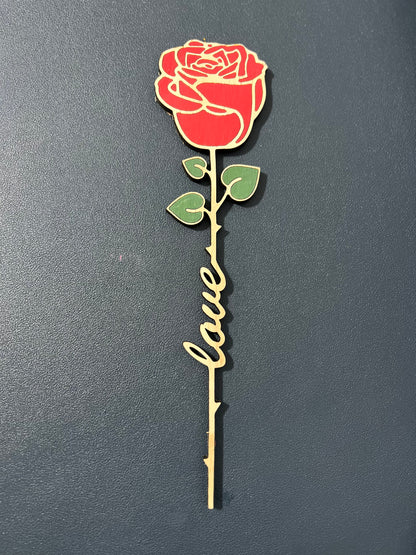 Laser Cut Wooden Roses