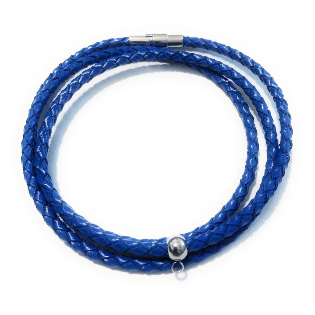 Customize Your Own 3mm Leather Braided Bracelet