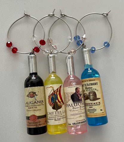 Wine Bottle Wine Charms