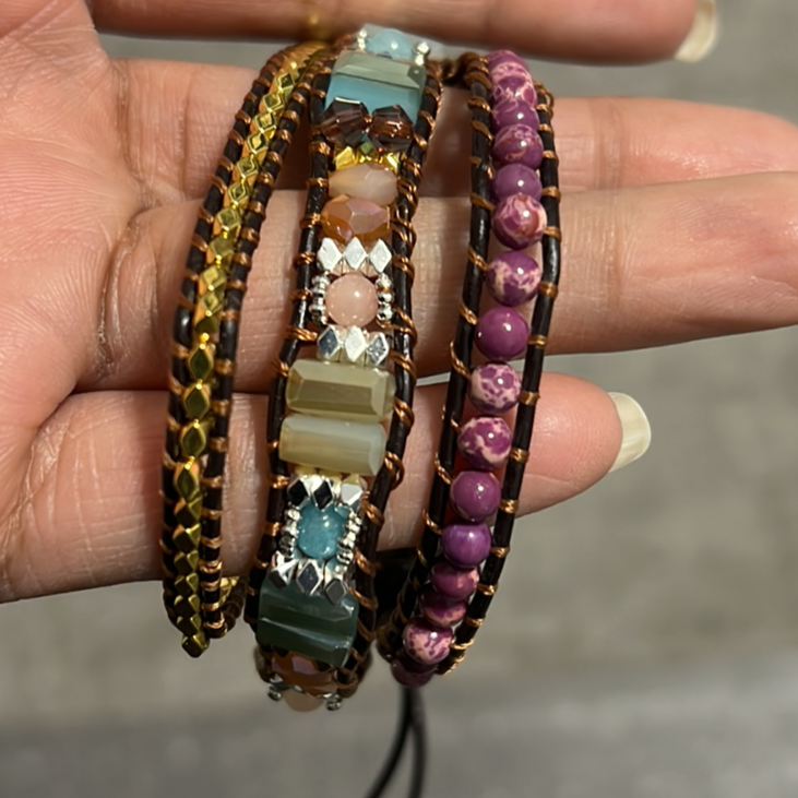 Tri Style Wrap Bracelet