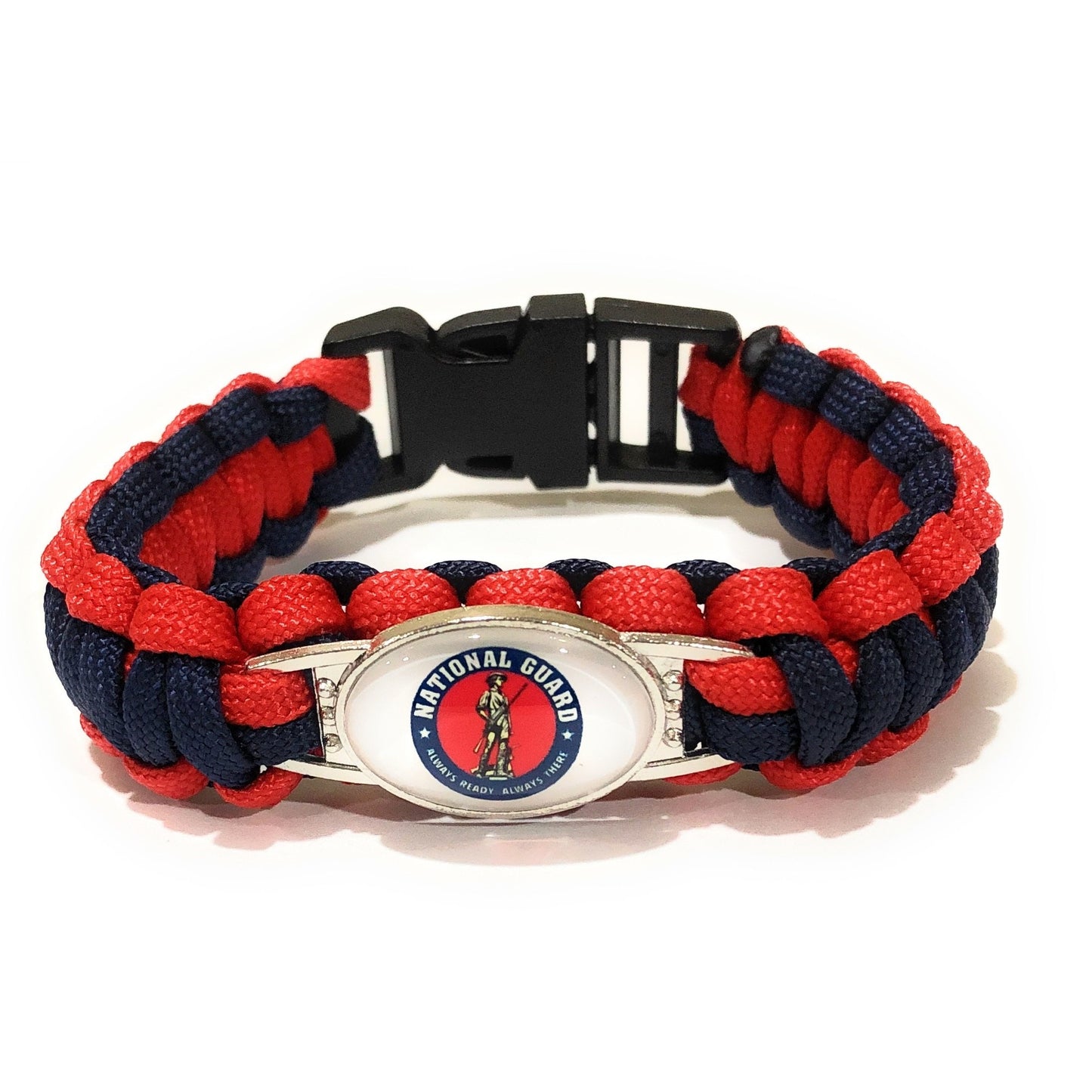 National Guard Paracord Bracelets, Kids Unisex, Size: 8, Grey Type